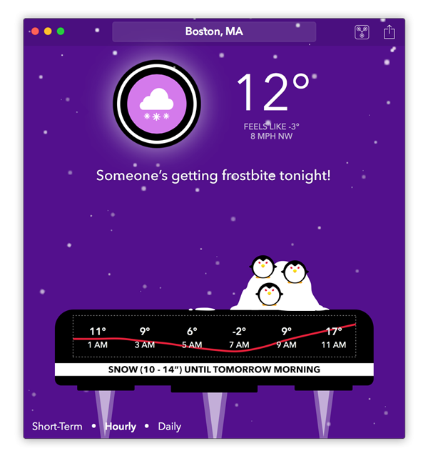 is carrot weather universal is carrot weather universal